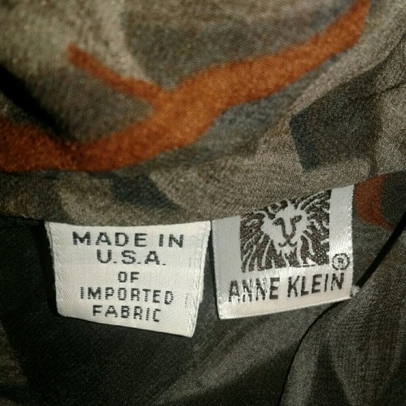 Anne Klein Sheer Long Sleeve Blouse Size 10 - Picture 8 of 8